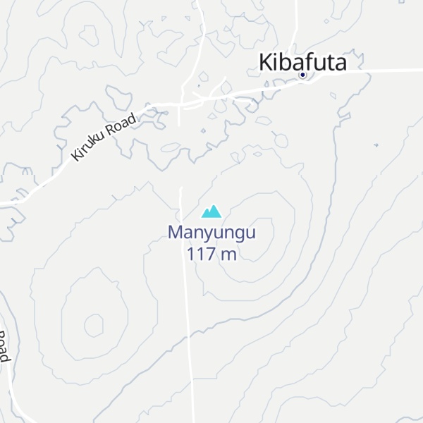 Map of Manyungu