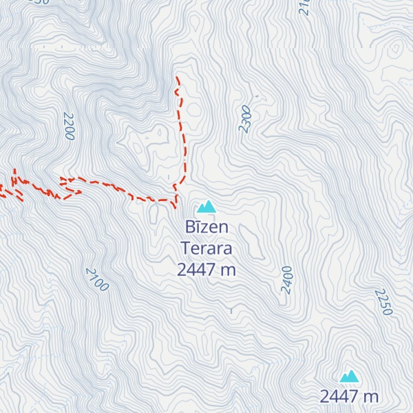 Map of Bīzen Terara