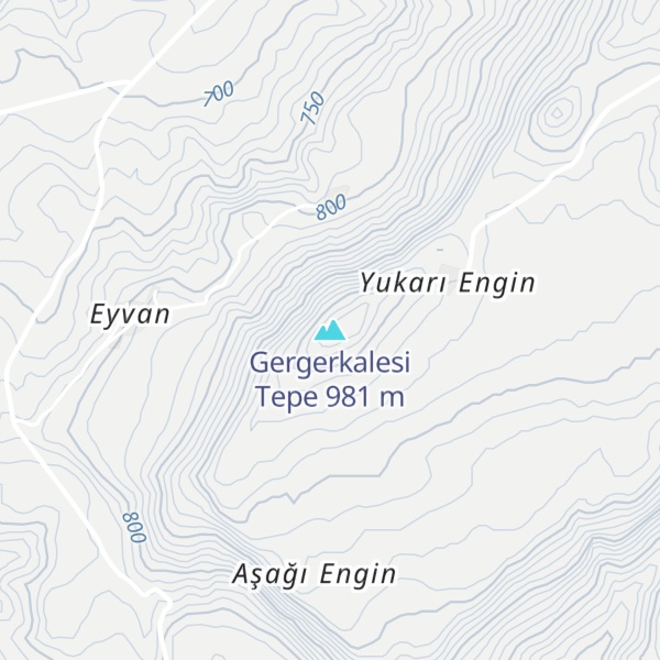 Map of Gergerkalesi Tepe