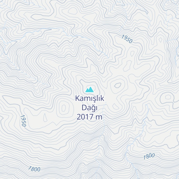 Map of Kamışlık Dağı