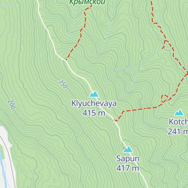 Map of Klyuchevaya