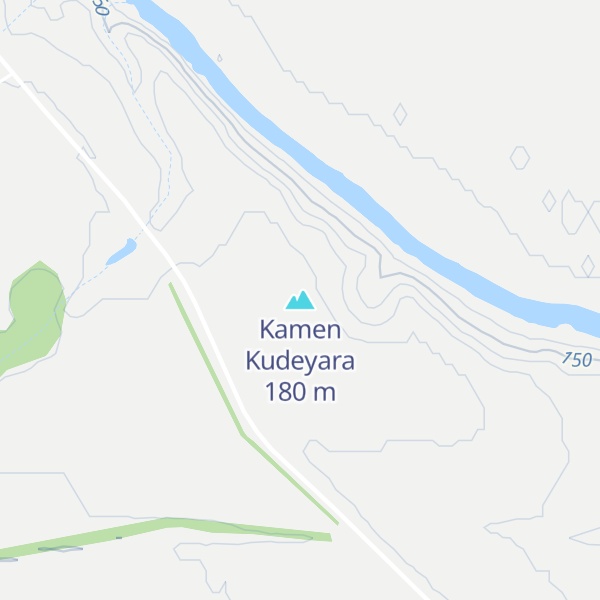 Map of Kamen Kudeyara