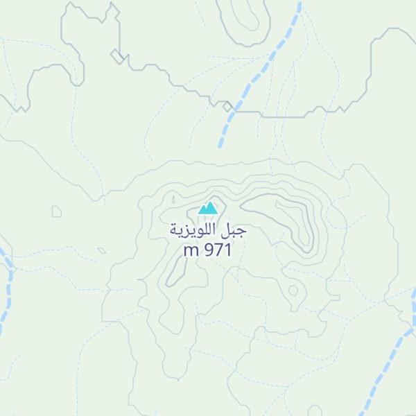 Map of جبل اللويزية