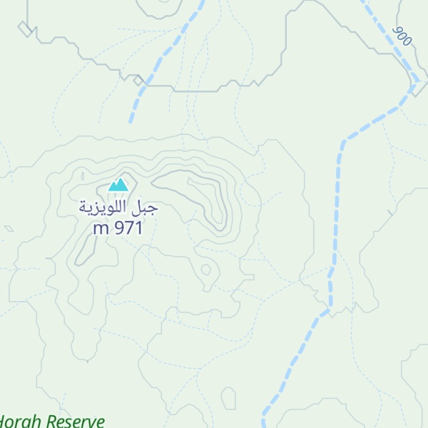 Map of Jabal al Luwayzīyah