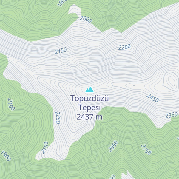 Map of Topuzdüzü Tepesi