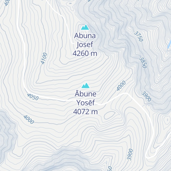Map of Ābune Yosēf