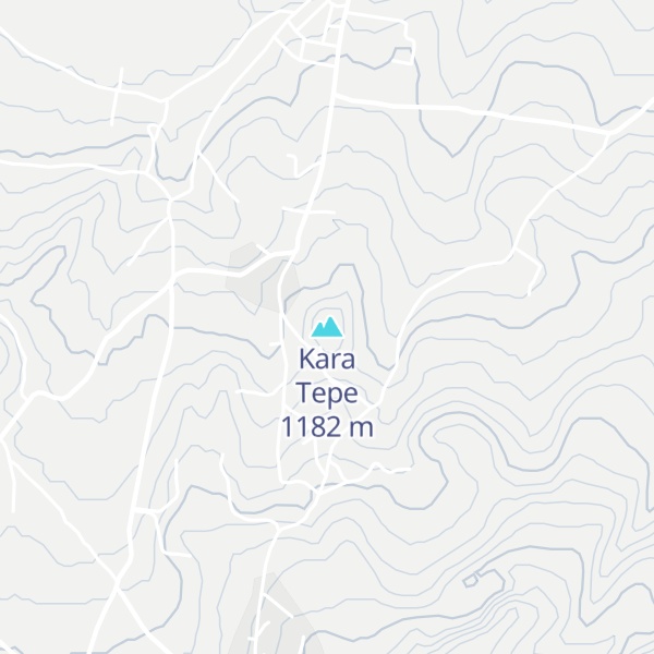 Map of Kara Tepe