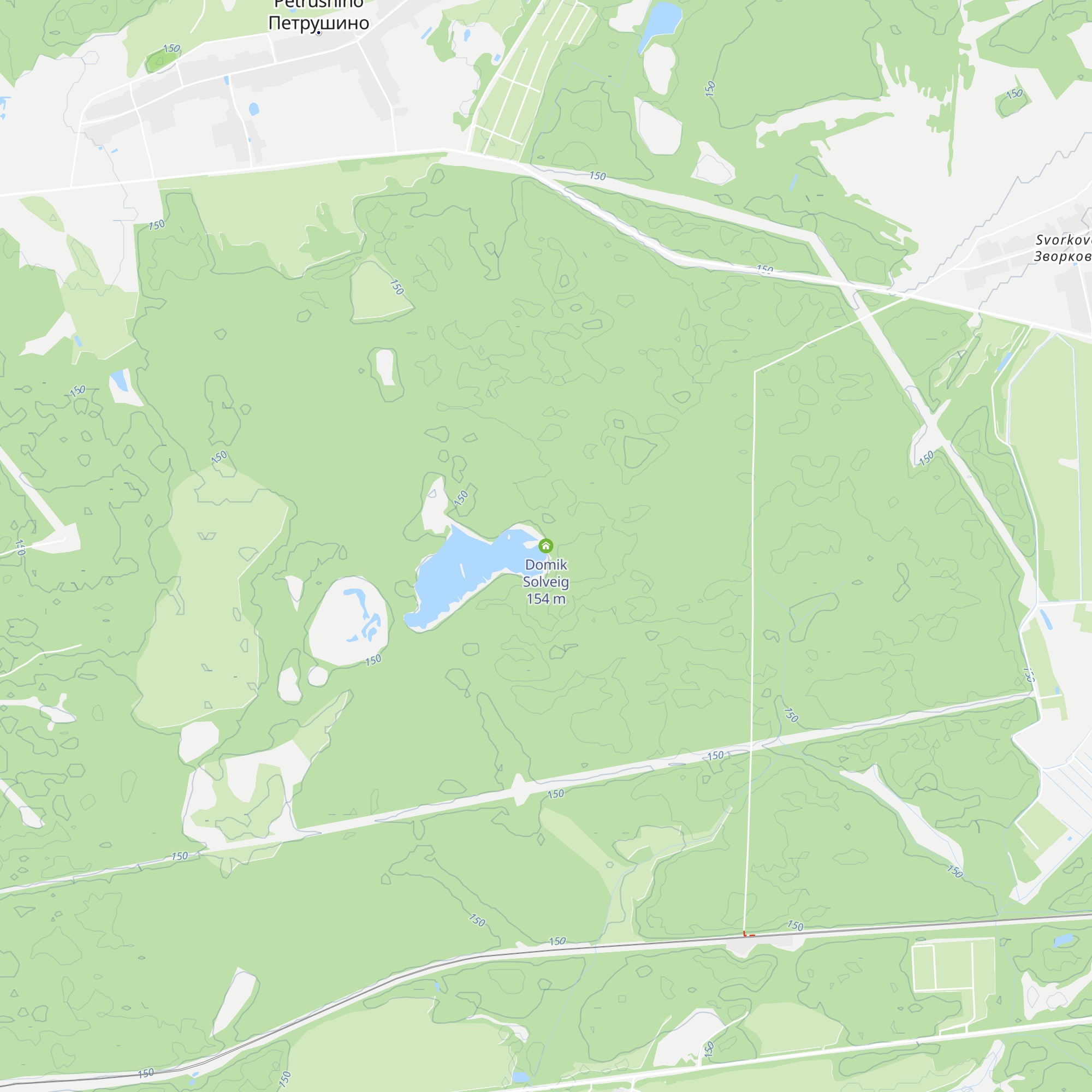 Domik Solveig map