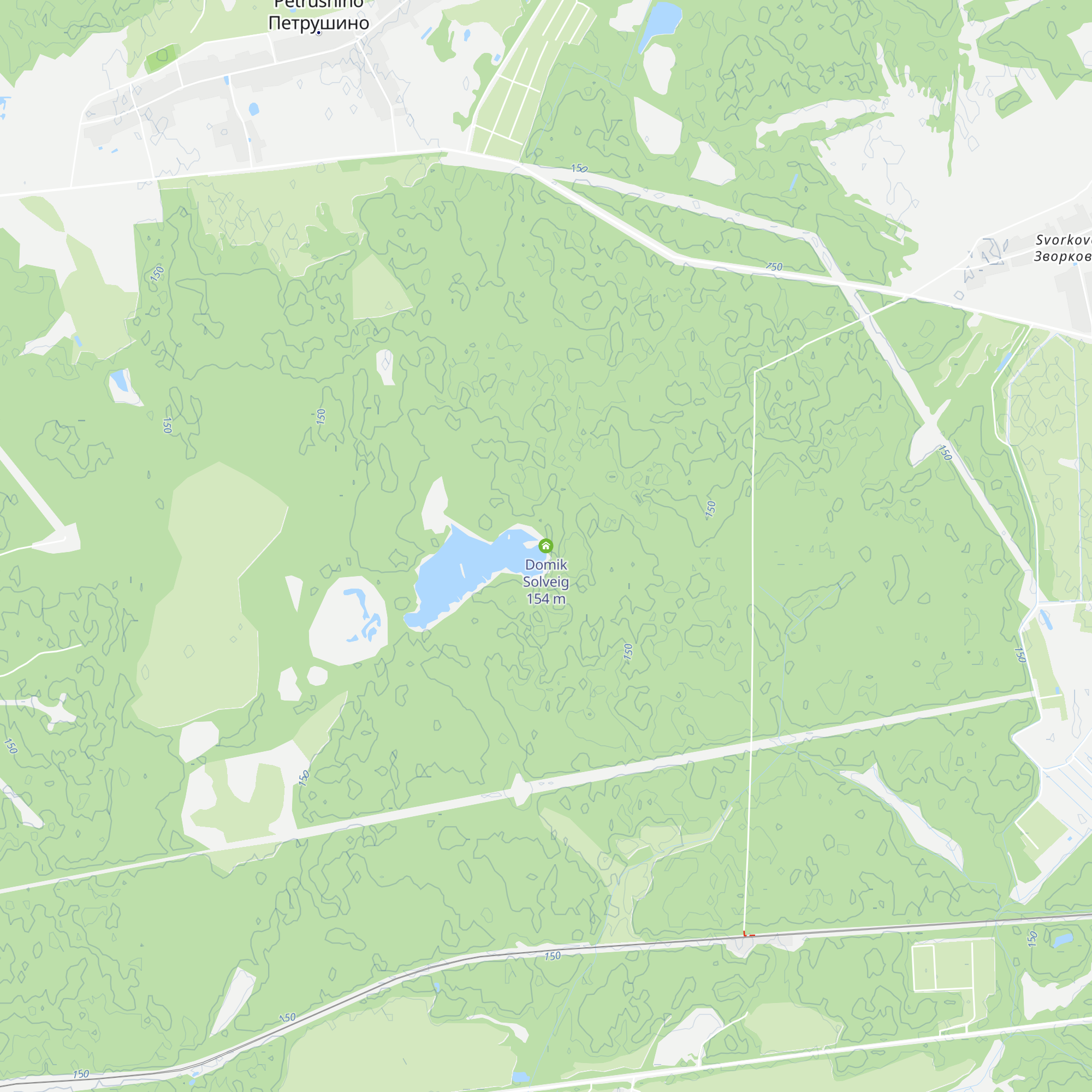 Domik Solveig map