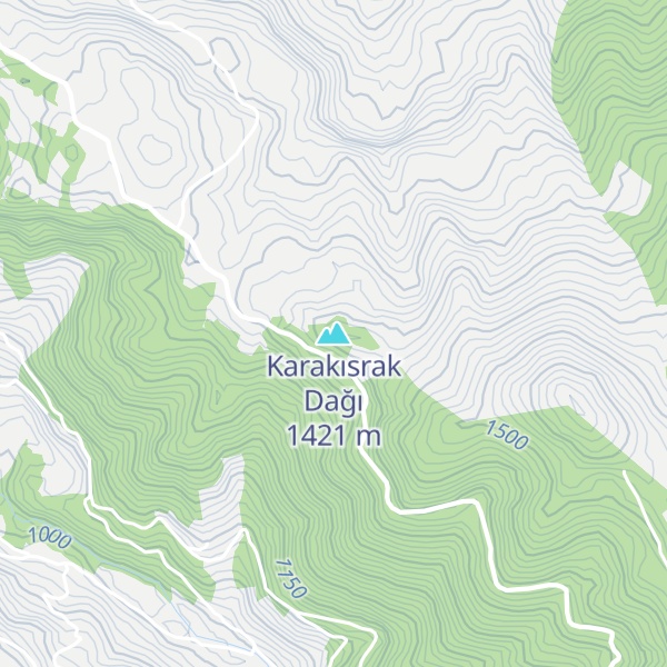 Map of Karakısrak Dağı