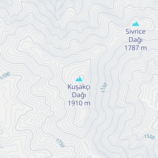 Map of Kuşakçı Dağı