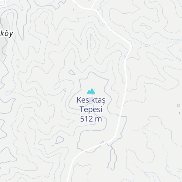 Map of Kesiktaş Tepesi