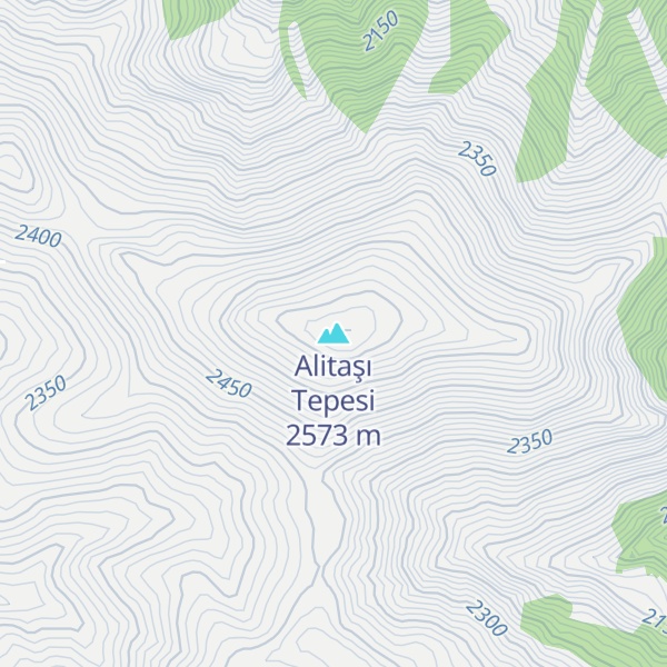 Map of Alitaşı Tepesi