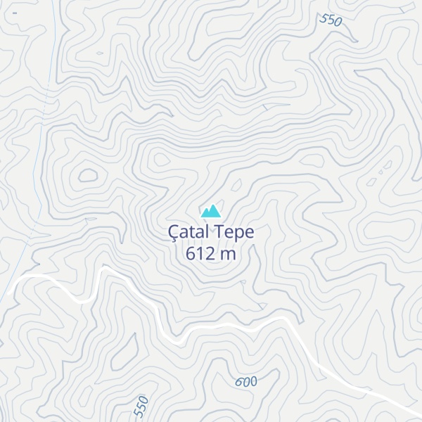 Map of Çatal Tepe