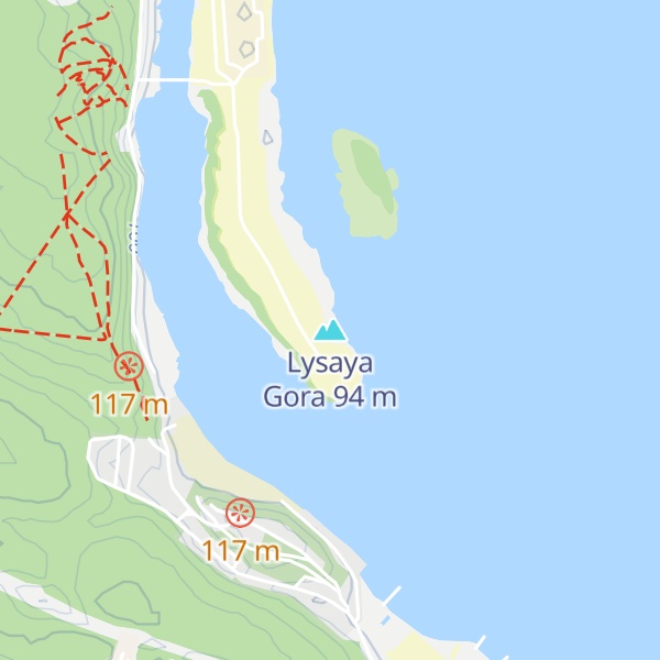 Map of Lysaya Gora