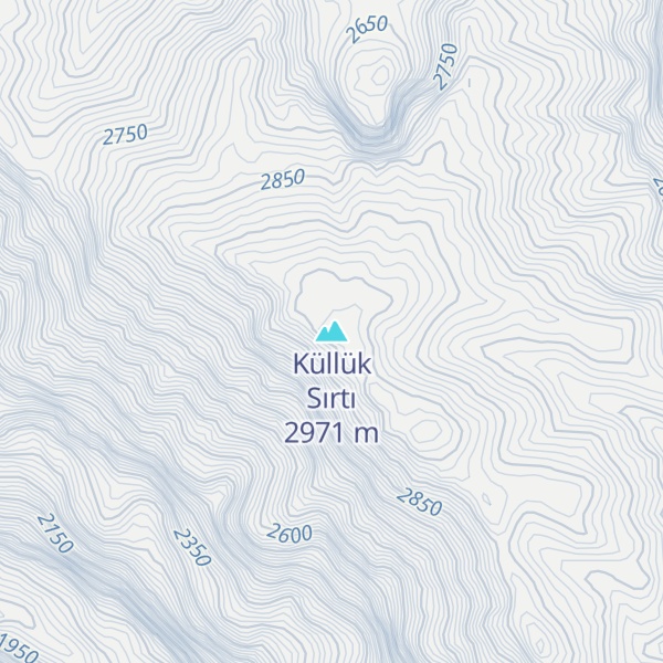Map of Küllük Sırtı
