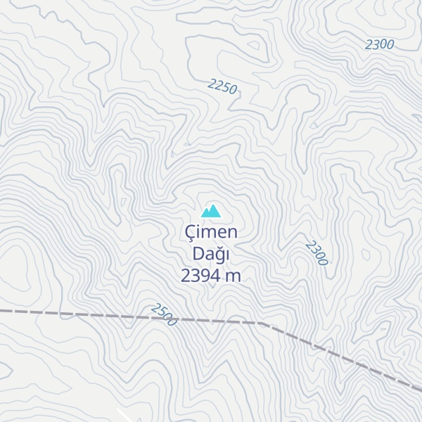 Map of Çimen Dağı