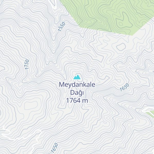Map of Meydankale Dağı