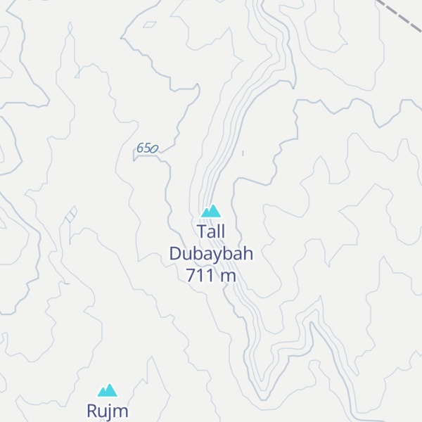 Map of Tall Dubaybah