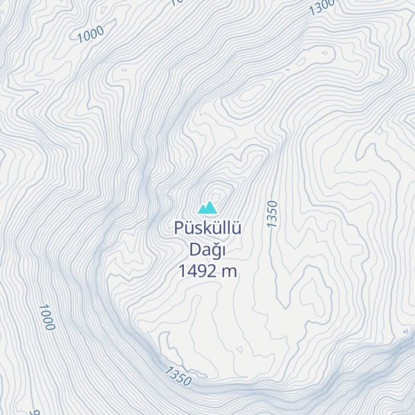 Map of Püsküllü Dağı