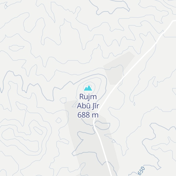 Map of Rujm Abū Jīr