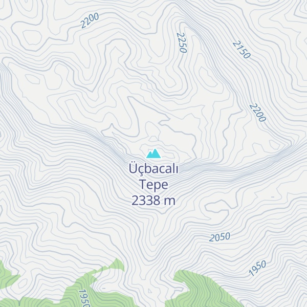 Map of Üçbacalı Tepe