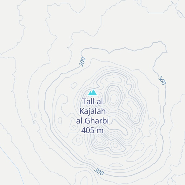 Map of Tall al Kajalah al Gharbi