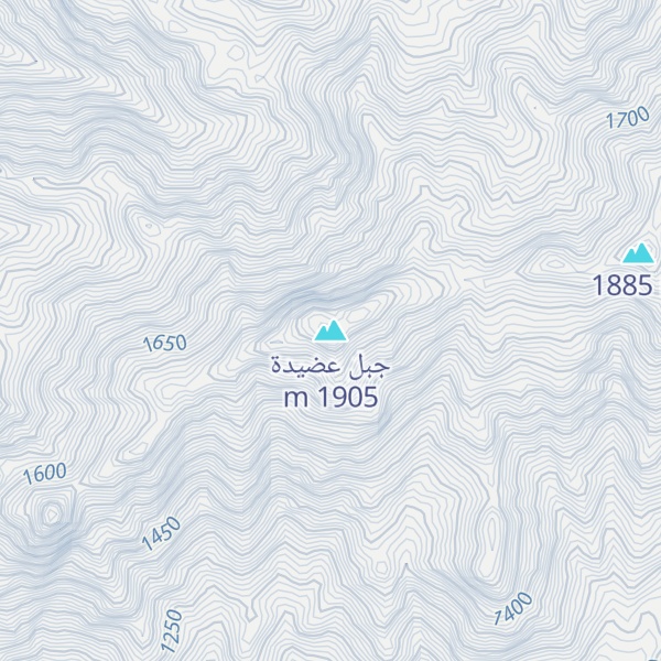 Map of جبل عضيدة