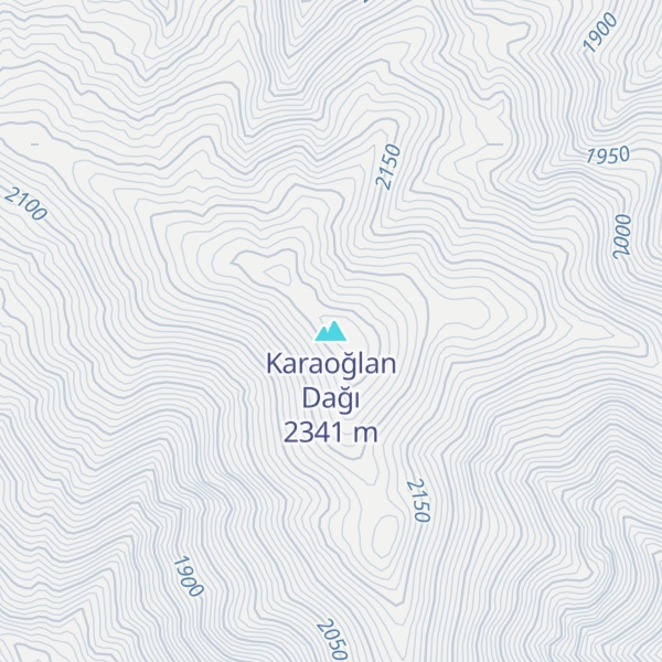 Map of Karaoğlan Dağı