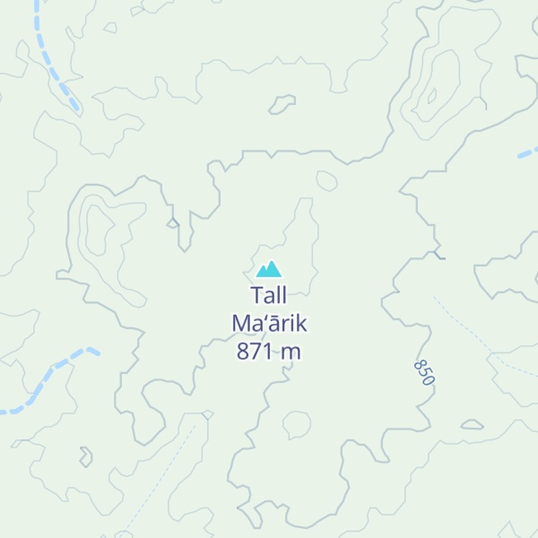 Map of Tall Ma‘ārik