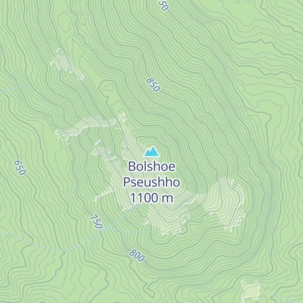 Map of Bolshoe Pseushho
