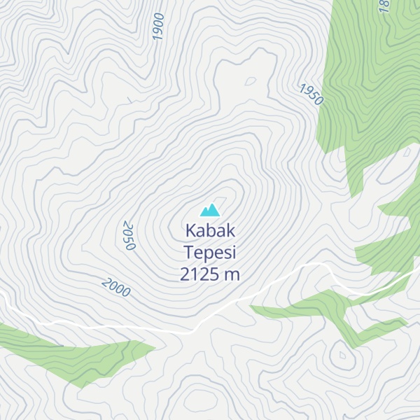 Map of Kabak Tepesi
