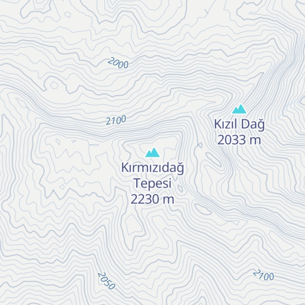 Map of Kırmızıdağ Tepesi