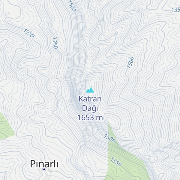 Map of Katran Dağı