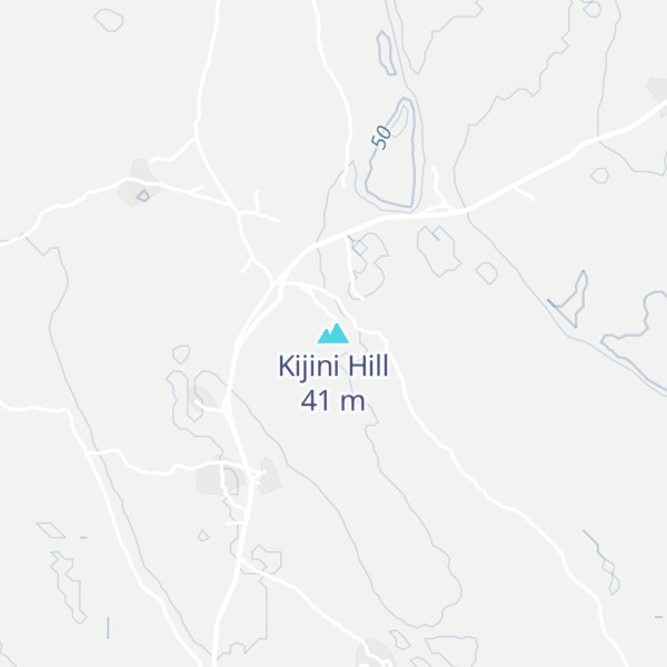 Map of Kijini Hill