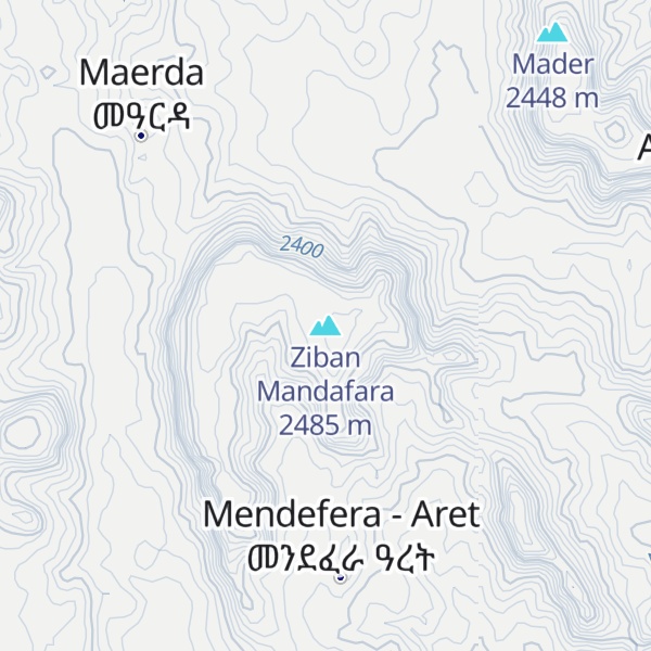 Map of Ziban Mandafara