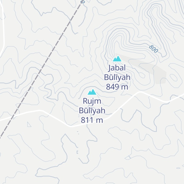 Map of Rujm Būlīyah