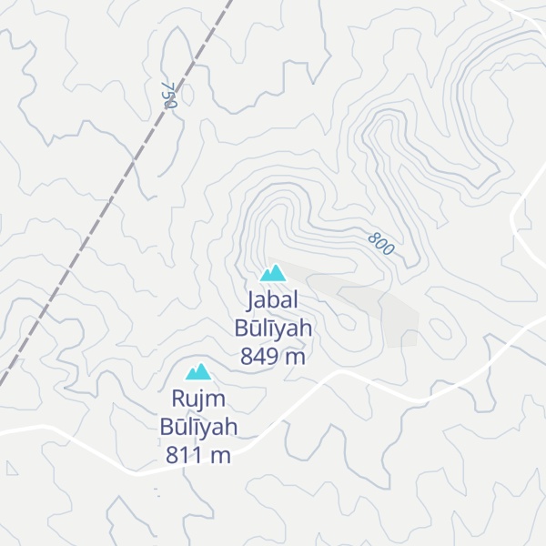Map of Jabal Būlīyah