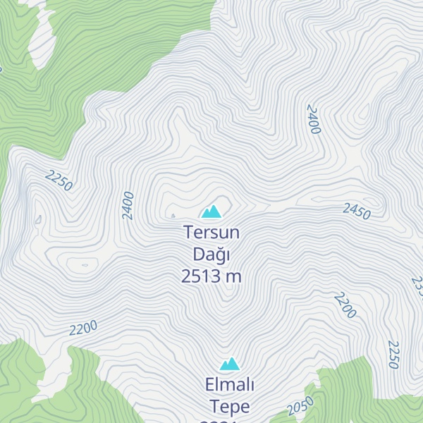 Map of Tersun Dağı
