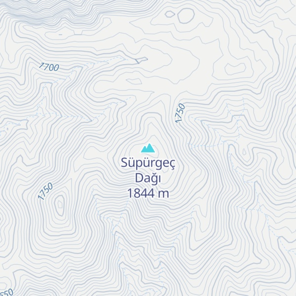 Map of Süpürgeç Dağı
