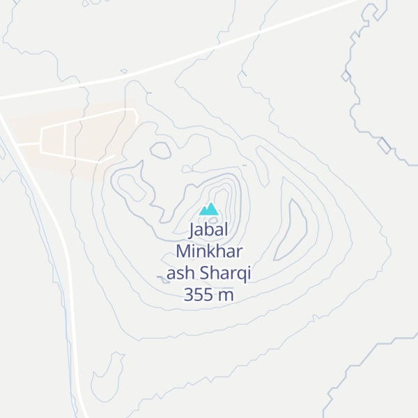 Map of Jabal Minkhar ash Sharqi