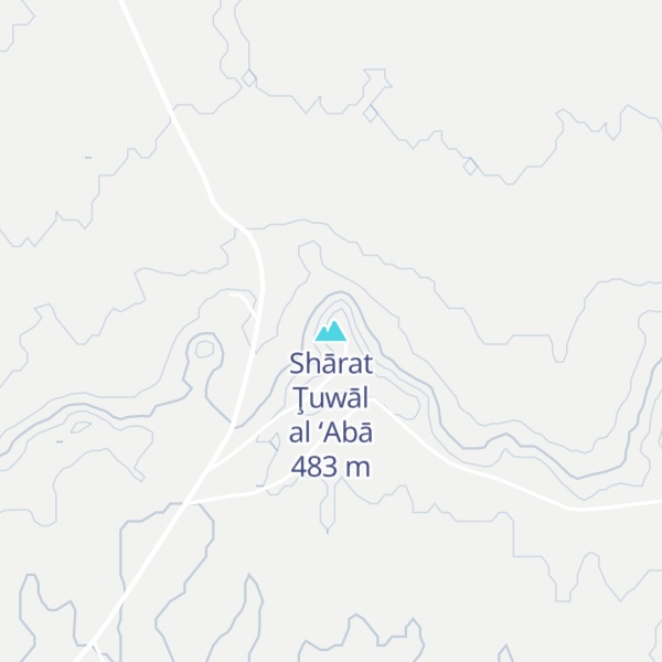 Map of Shārat Ţuwāl al ‘Abā