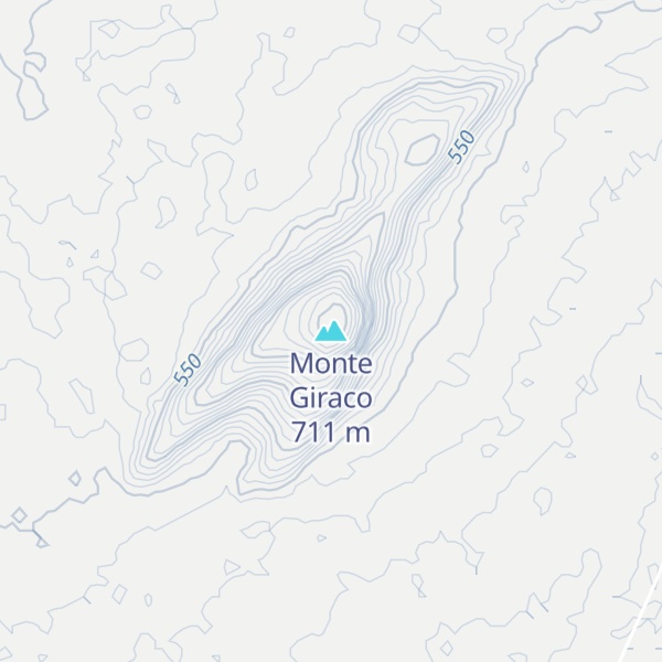 Map of Monte Giraco