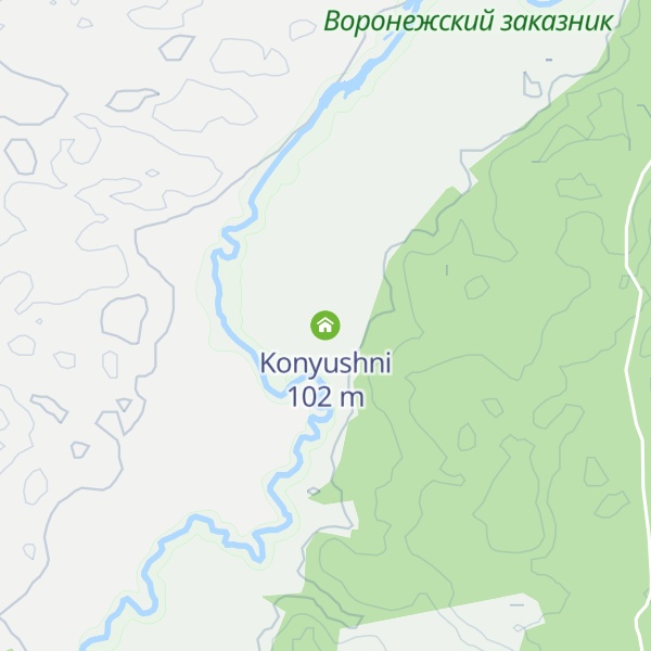 Map of Konyushni