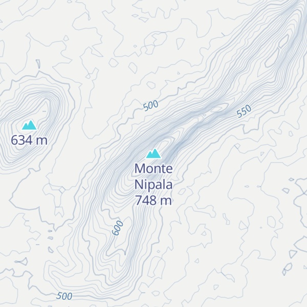 Map of Monte Nipala