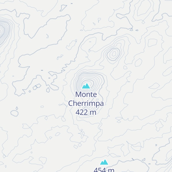 Map of Monte Cherrimpa