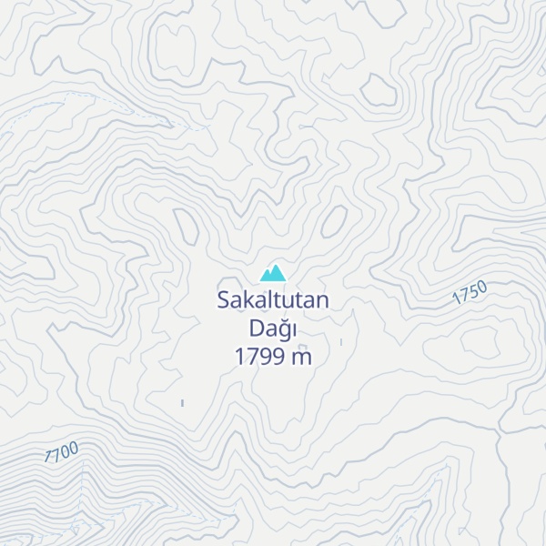 Map of Sakaltutan Dağı