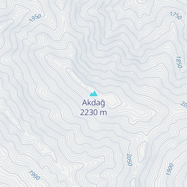 Map of Akdağ