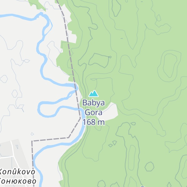 Map of Babya Gora