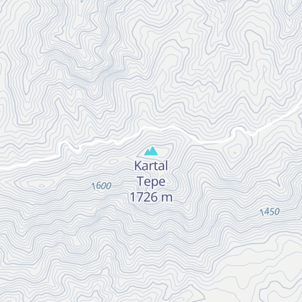 Map of Kartal Tepe